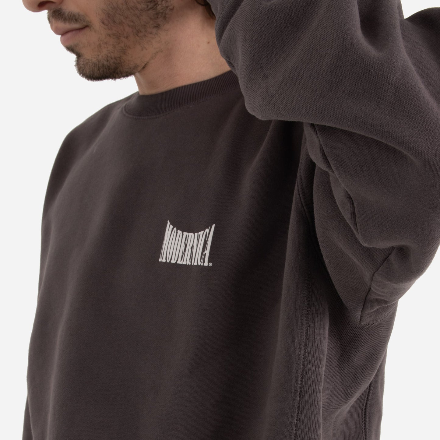 Modernica Logo Crewneck Sweatshirt - Charcoal