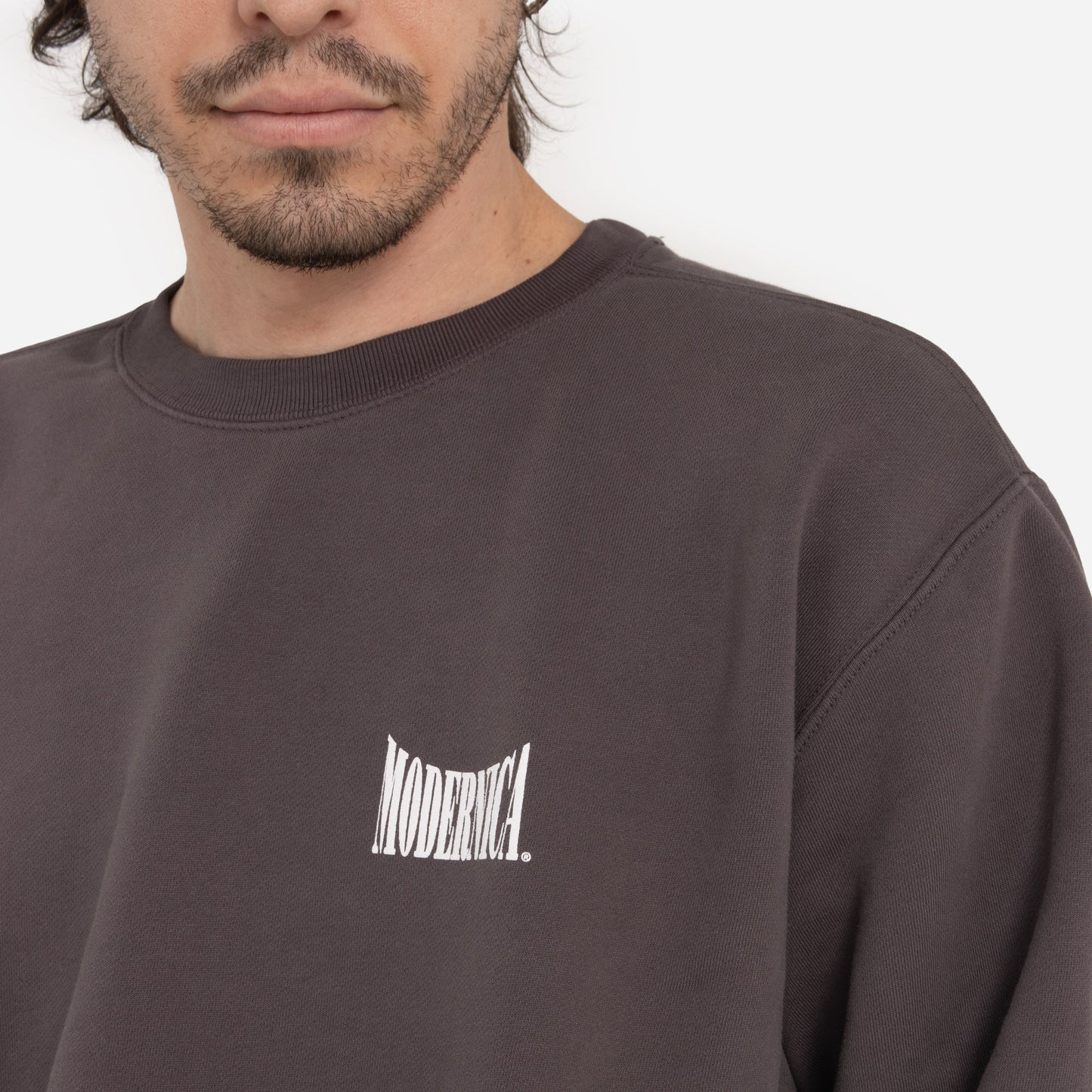 Modernica Logo Crewneck Sweatshirt - Charcoal