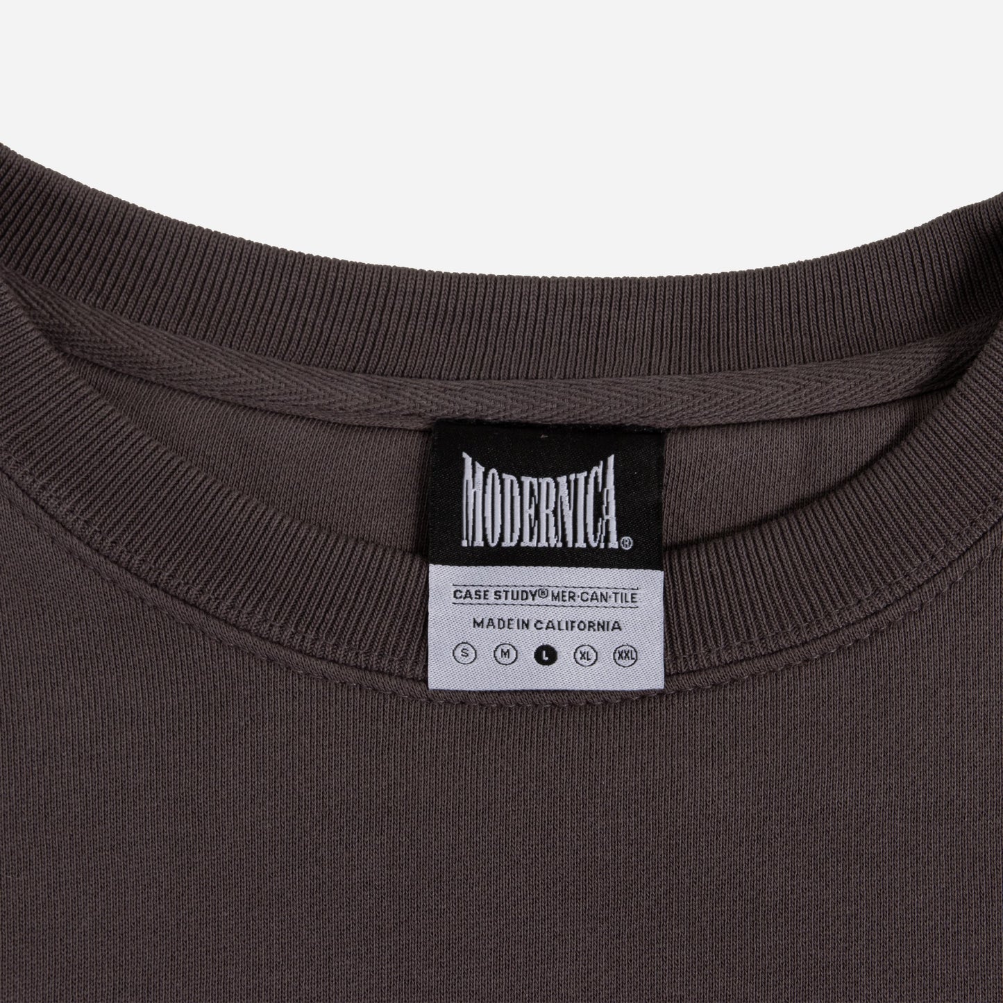 Modernica Logo Crewneck Sweatshirt - Charcoal