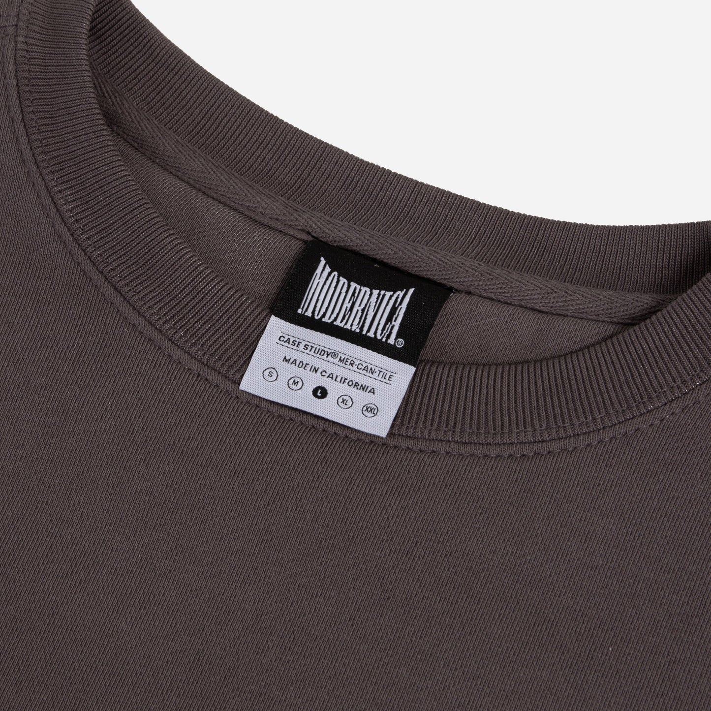 Modernica Logo Crewneck Sweatshirt - Charcoal