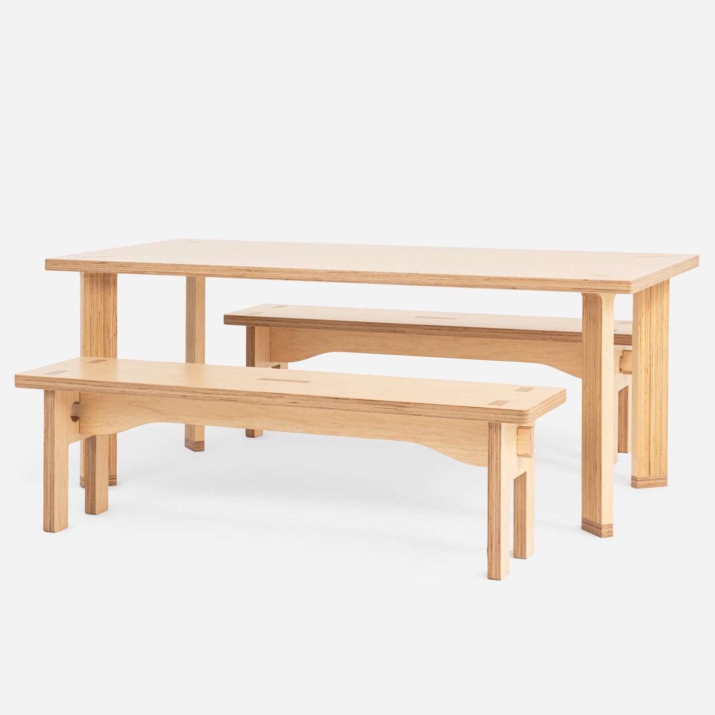 Case Study Furniture® Tenon Table + Benches Bundle Pack